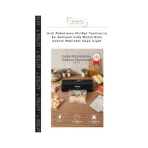 Hızlı Paketleme Mutfak Yardımcısı Ev Hediyesi Gıda Mühürleme Vakum Makinesi Vs22 Siyah Çok Renkli