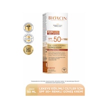 Sun Care Lekeye Eğilimli  Ciltler Renkli Spf 50 Güneş Kremi 50 ml Tinted Arbutin, Kolajen, Hyaluronik