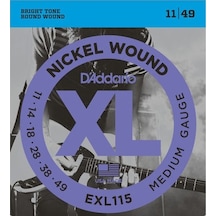 Daddario EXL115 Elektro Gitar Teli (11-49)