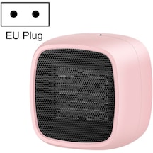 Ev Masaüstü Mini Taşınabilir Ptc Isıtıcısı EU Plug Pembe