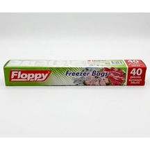 Şeylişeyler - Floppy Büyük Boy Buzdolabı Poşeti 40x50 Cm Kilitsiz - 1 Paket 40 Adet