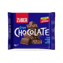 Züber Crispy Pirinç Patlaklı Çikolata 35 G 2'li Paket