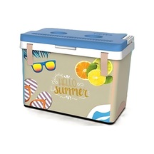 20 Lt Kumaş Buzluk Termos 1029 Cooler Box Bej - Sarı