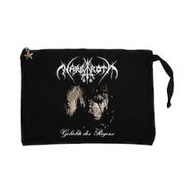 Nargaroth Geliebte Des Regens Siyah Clutch Cüzdan / El Çantası Siyah