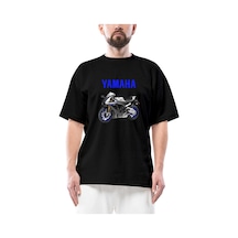 Yamaha Text R1m Oversize Siyah Tişört