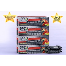 Canon Crg-070 Çipli Uyumlu Toner - 3000 Sayfalık - 4'lü Paket