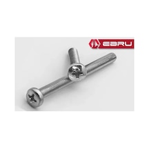 Yuvarlak Yıldız Başlı Ysb Civata M6x25 - 10 Adet Çok Renkli