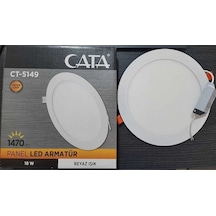18w Sıva Altı Led Panel Spot Ct-5169 - Beyaz Işık - Alüminyum Beyaz Kasa Diğer