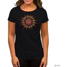 Alice In Chains Logo Siyah Kadın Tişört