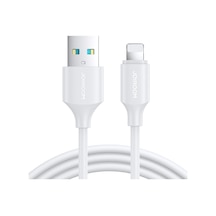 Joyroom S-a9 3a Usb - Lightning Hızlı Şarj Kablosu 1mt Beyaz Apple Telefon/tablet Data Kablosu