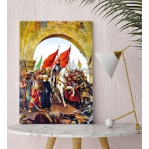 Bk Home Istanbul'Un Fethi Fatih Sultan Mehmet Tasarımlı Kanvas Ta (551088802)