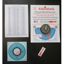 Kiblematik - Zemin Model Kible Yön Belirteci Pusula