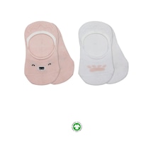 Bistyle 2'li Babet Cute Face Penye Çorap 30103 Pembe-beyaz Pembe-Beyaz Bistyle 2'li Babet Cute Face Penye Çorap 30103 Pembe-beyaz Pembe-Beyaz