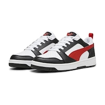 Puma Rebound V6 Low Erkek Sneaker Siyah Beyaz Siyah Beyaz