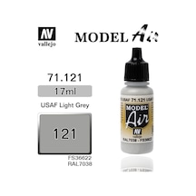 17 Ml. Light Gull Gray Model Air Serisi Maket Boyası, Vallejo 71121 Standart