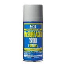 170 Ml. Mr.surfacer 1200 Gri Sprey Astar Maket Boyası, Mr.hobby B515 Standart