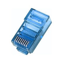 Rj45 Cat5 Cat6 8p8c Erkek Soket - Mavi