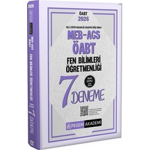 Pegem 2026 Öabt Meb-ags Fen Bilimleri Öğretmenliği 7 Deneme Çözümlü Pegem Akademi Yayınları
