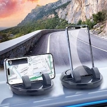 Numaratörlü Güçlü Yapışkanlı 360 Derece Dönebilen Su Geçirmez Araç İçi Telefon Tutucu Plastik Aparat Timya/go1395 204863