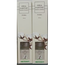 Oda Kokusu Bambu Çubuklu 100 Ml 2 Li Paket Pudra Amber - Okyanus - Pudra