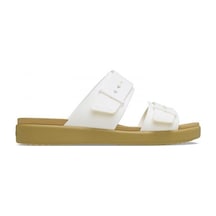 Crocs Brooklyn Buckle Low Low Kadın Terlik-32846 Beyaz