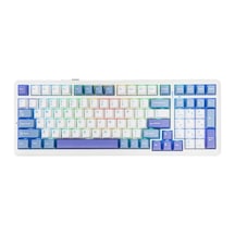 Aula F99 White Blue Leobog Greywood V3 Switch Rgb Kablosuz Hotswa