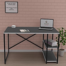 Kenzlife Ofis Masası Natsuki 075 130 60 Grisyh Bilgisayar Çalışma Büro Beyaz