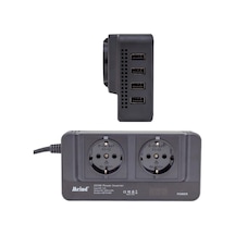Pm-19827 200w 12v Dc - 220v Ac Araç İçi İnvertör Priz Usb Girişli Dijital Göstergeli Diğer
