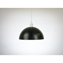 Riolight Retro Siyah Içi Beyaz Tekli Metal Sarkıt Çap: 40Cm (538284419)