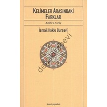 Kelimeler Arasındaki Farklar  - İsmail Hakkı Bursevi  - İşaret Yayınları
