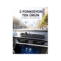 Led Işıklı Araç Ön Cam Telefon Numarası Gösterme Aparatı + 3 Seviyeli Hava Nemlendirici Yeni Nesil 0
