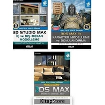 3d Studio Max Eğitim Seti 3 Kitap Takım Ali Murat Sümen
