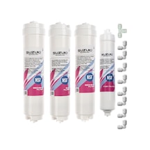 12 Inç Kapalı Kasa Su Arıtma Cihazı Membransız Tam Set 4 Filtre