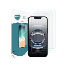 Apple İphone 17e Screen Protector Nano Glass Cam Ekran Koruyucu 3 Lü Paket İphone 17e İle Uyumlu Ekran Koruyucu - Şeffaf