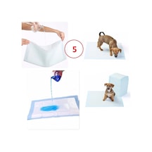 Hubrendy Çer Yıkanabilir Köpek Çiş Pedi - 90 X 60 Cm 5li Paket