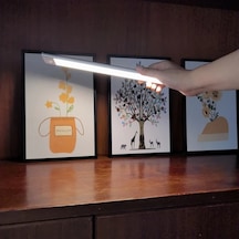Willowhaven Black 30cm 3'lü Paket Aiwellkay Akıllı Hareket Sensörlü Led Dolap Işığı 3 Renk Sıcaklığı Ayarlanabilir Manyetik Usb Şarjlı