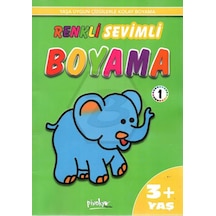Renkli Sevimli Boyama 1 - 3+ Yaş