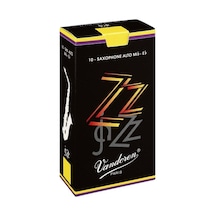 Vandoren Sr413 Zz Jazz Alto Saksafon Kamışı No: 3.0 Profesyonel/caz - 10'lu Kutu Esnek Üfleme Tepkisi, Tutarlı Malzeme Ve Zengin Harmonikler