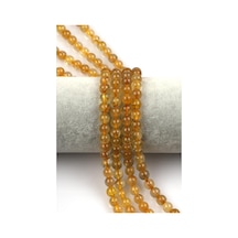 Gold Rutil Kuvars Doğal Taş Dizi 7 Mm Küre Kesim Çok Renkli