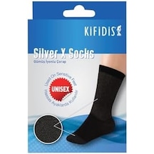 Kifidis Silver-x Socks Gümüş İyonlu Çorap Abanoz