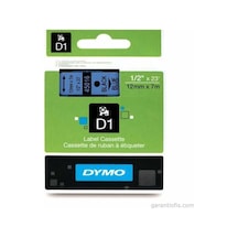 Dymo D1 Mavi/Siyah Yedek Şerit 12Mm X 7Mt 45016