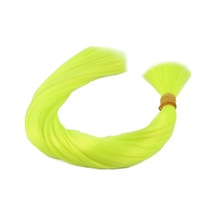 Neon Sarı Renkli Sentetik Boğum Saç - 1Kg
