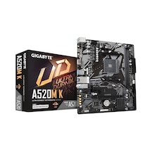 Gigabyte A520M K 1.0 AMD A520 5100 MHz (OC) DDR4 Soket AM4 mATX Anakart