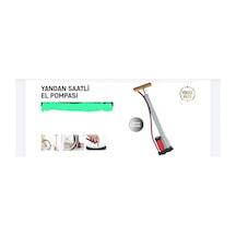 Saatli El Pompası-lastik Şişirme -krom Saatli-el Tipi Basınç Göstergeli El Pompası