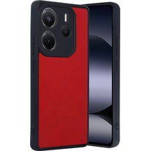 Durukar Redmi Note 14 4g Kılıf Aras Deri Kapak - Kırmızı