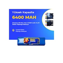 Dreame D9 Max Gen 2 6400 Mah 14.4v Robot Süpürge Batarya
