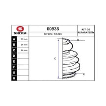 Aks Körüğü - Alfa Romeo 145, 156, Spider, 166, Gtv, 164, Marea - Ucel-s61120 37450054