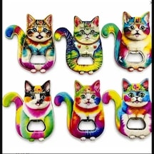 Hubrendy Emin Kedi Tasarımı İstanbul Temalı Buzdolapı Süsü Magnet 23186761