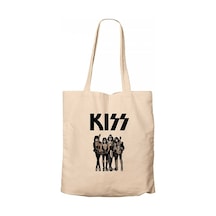 Kiss Anime Krem Kanvas Bez Çanta Krem