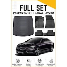 Renault Talisman 2018 Model Birebir Uyumlu Bagaj Havuzu+paspas Seti